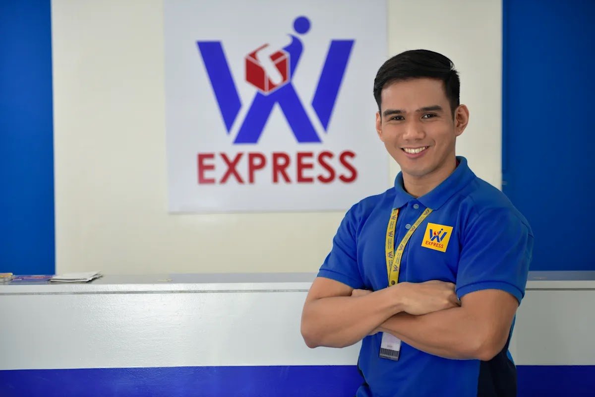 W Express at the branch counter