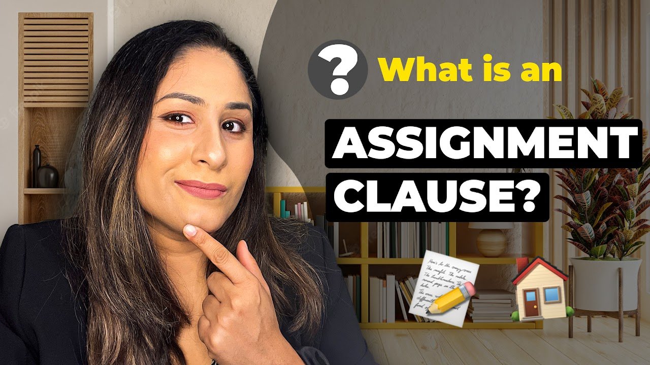 What is an assignment clause?
