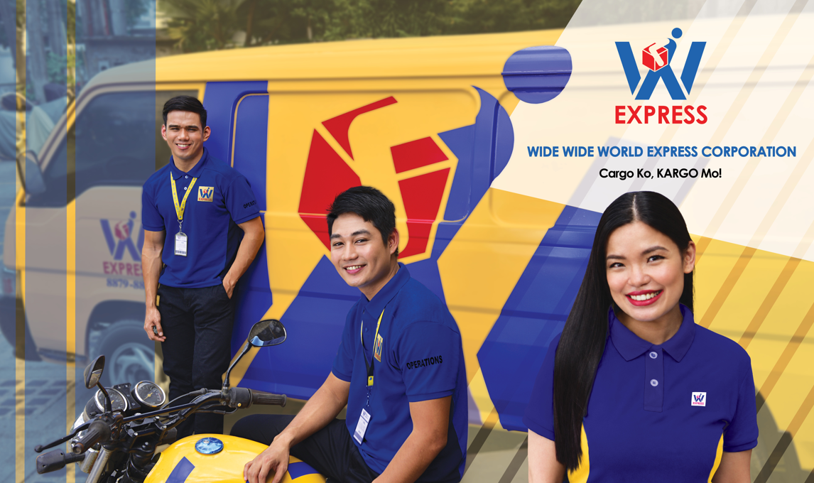 W Express brand banner