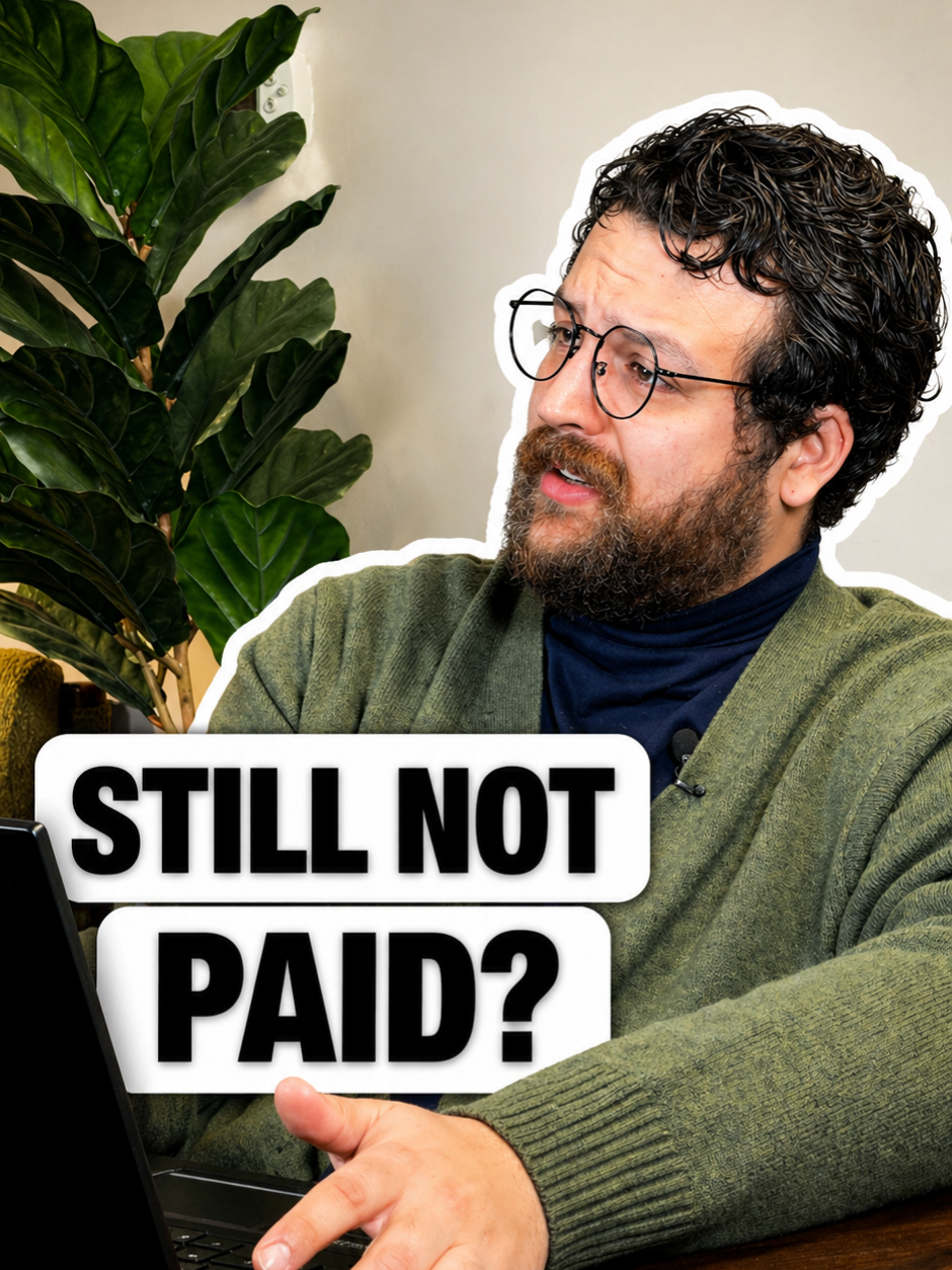 When a client is not paying
